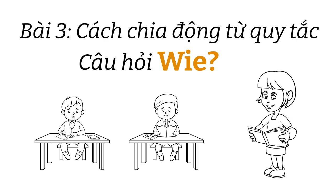 Ngữ pháp tiếng đức A1.1 | Bài 3 | Cách chia động từ quy tắc tiếng đức | Mít học tiếng đức