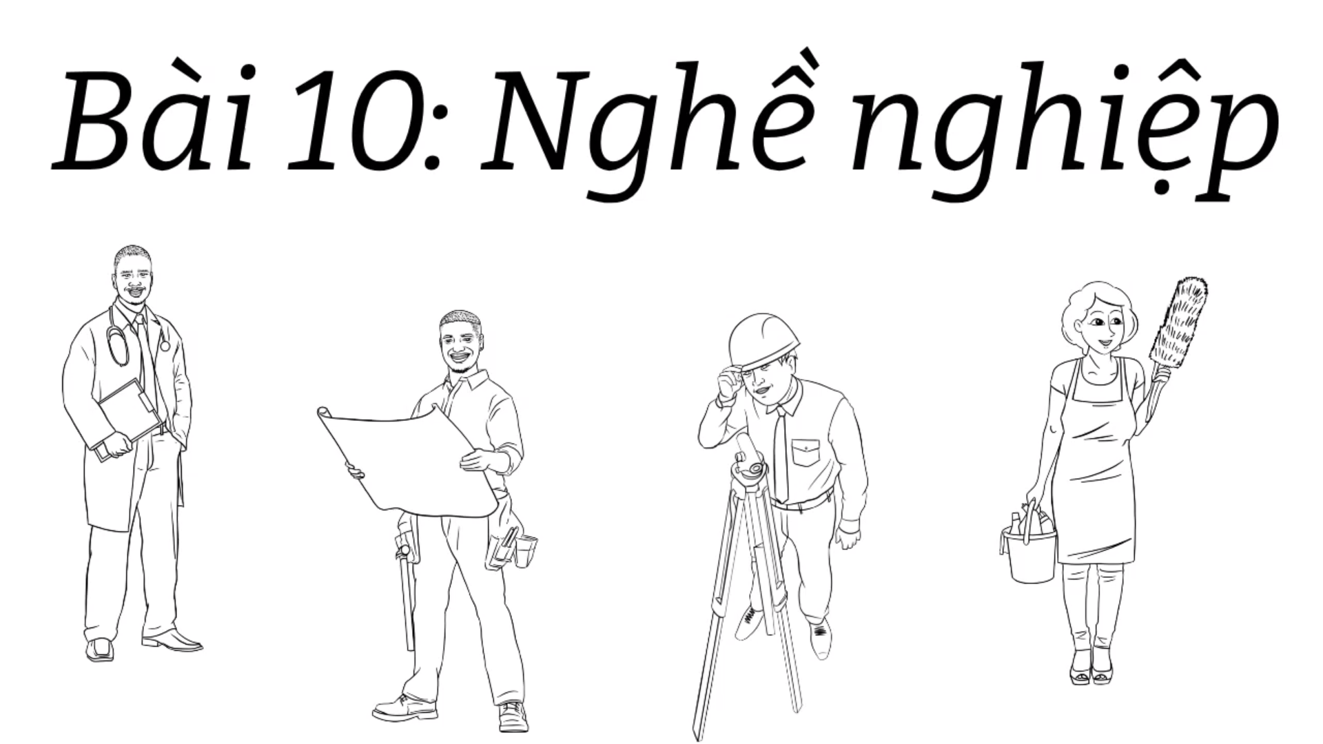 Ngữ pháp tiếng đức A1.1 | Bài 10 | Cách hỏi & nói  về nghề nghiệp bằng tiếng Đức | Mít học tiếng đức