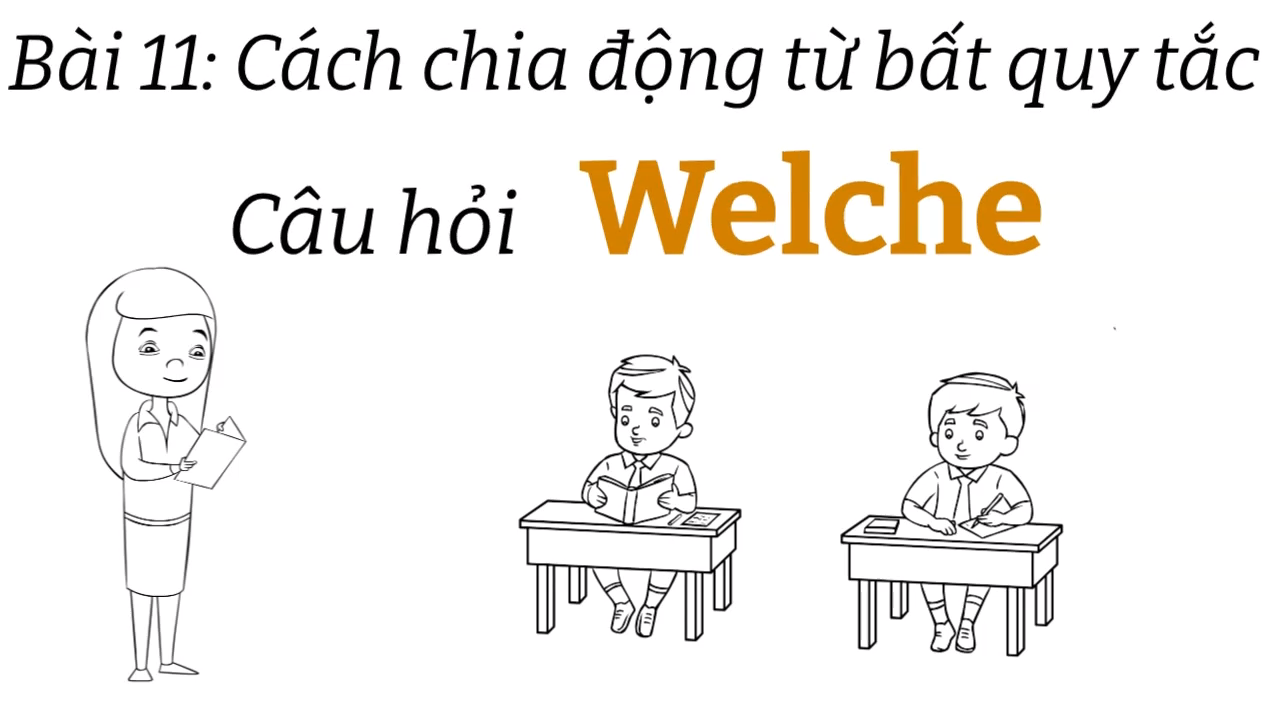 Ngữ pháp tiếng đức A1.1 | Bài 11 | Cách chia động từ bất quy tắc | Mít học tiếng đức