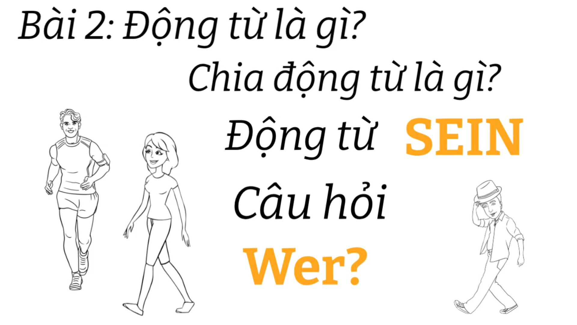 Ngữ pháp tiếng đức A1.1 | Bài 2 | Động từ SEIN | Động từ/Chia động từ là gì | Mít học tiếng đức