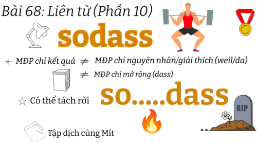 Ngữ Pháp Tiếng Đức A2.1 | Bài 68 | Liên từ (Phần 10): "sodass" |  Mệnh Đề Phụ chỉ kết quả