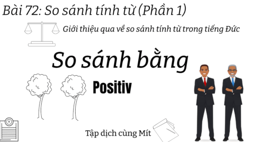Ngữ Pháp TIếng Đức A2.1 | Bài 72 | So sánh tính từ (Phần 1) | So sánh bằng